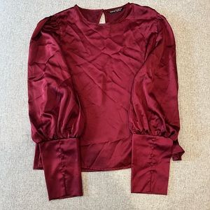 SHEIN satin blouse